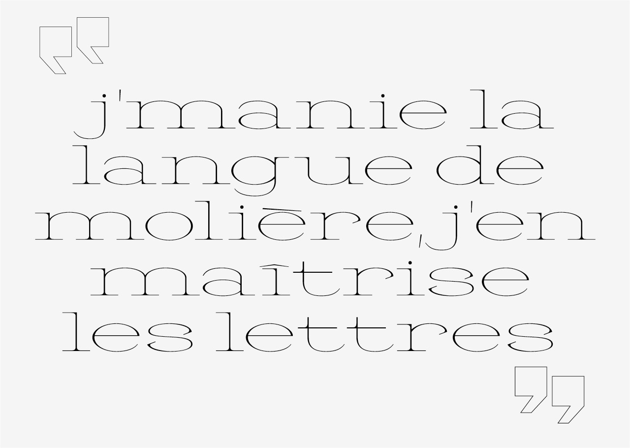 Font in progress - © Quentin Gaudry